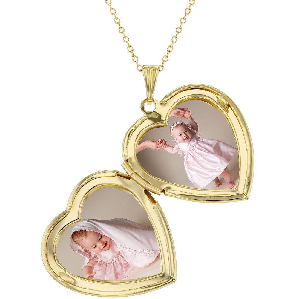 Heart-Shaped Photo Pendant necklace – A Keepsake of Love, in 925 sterling silver