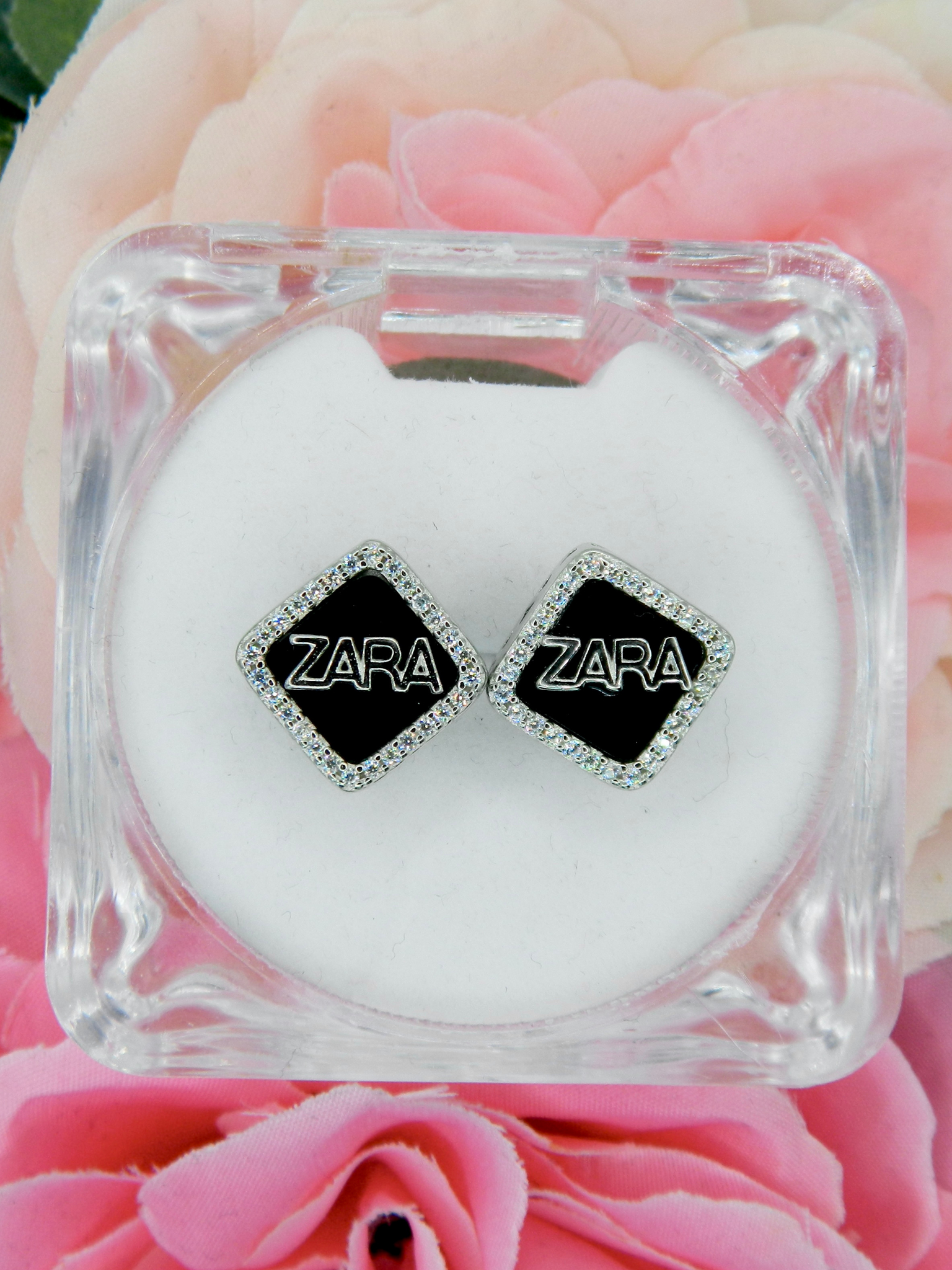 Chic ZARA-Inspired Square Stud Earrings