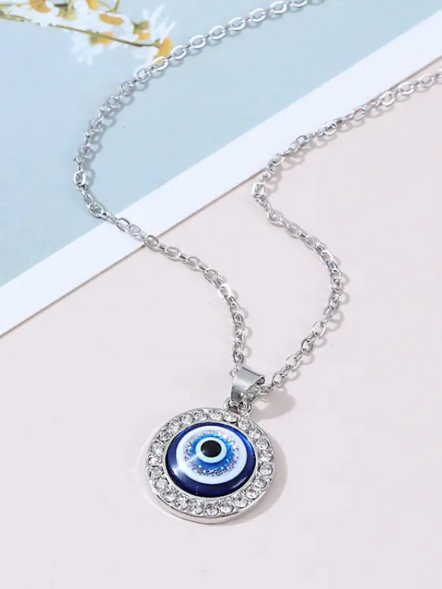 Turkish Evil Eye Pendant Necklace